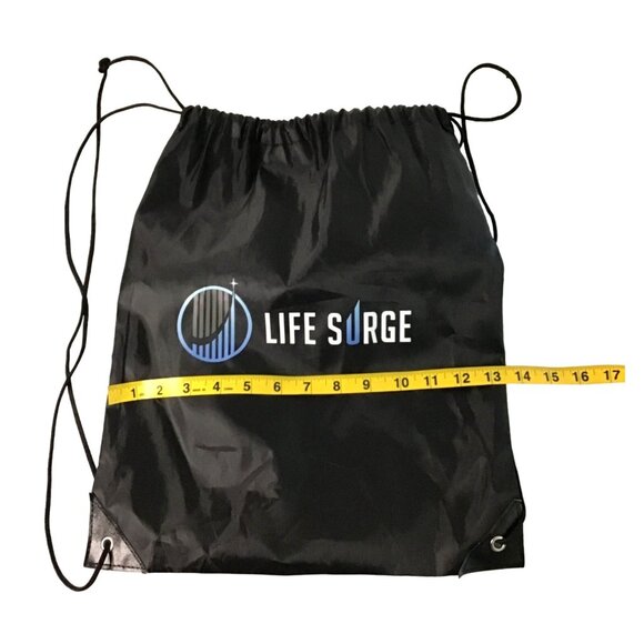LIFE SURGE LIGHTWEIGHT DRAWSTRING BLACK BAG - Picture 3 of 4